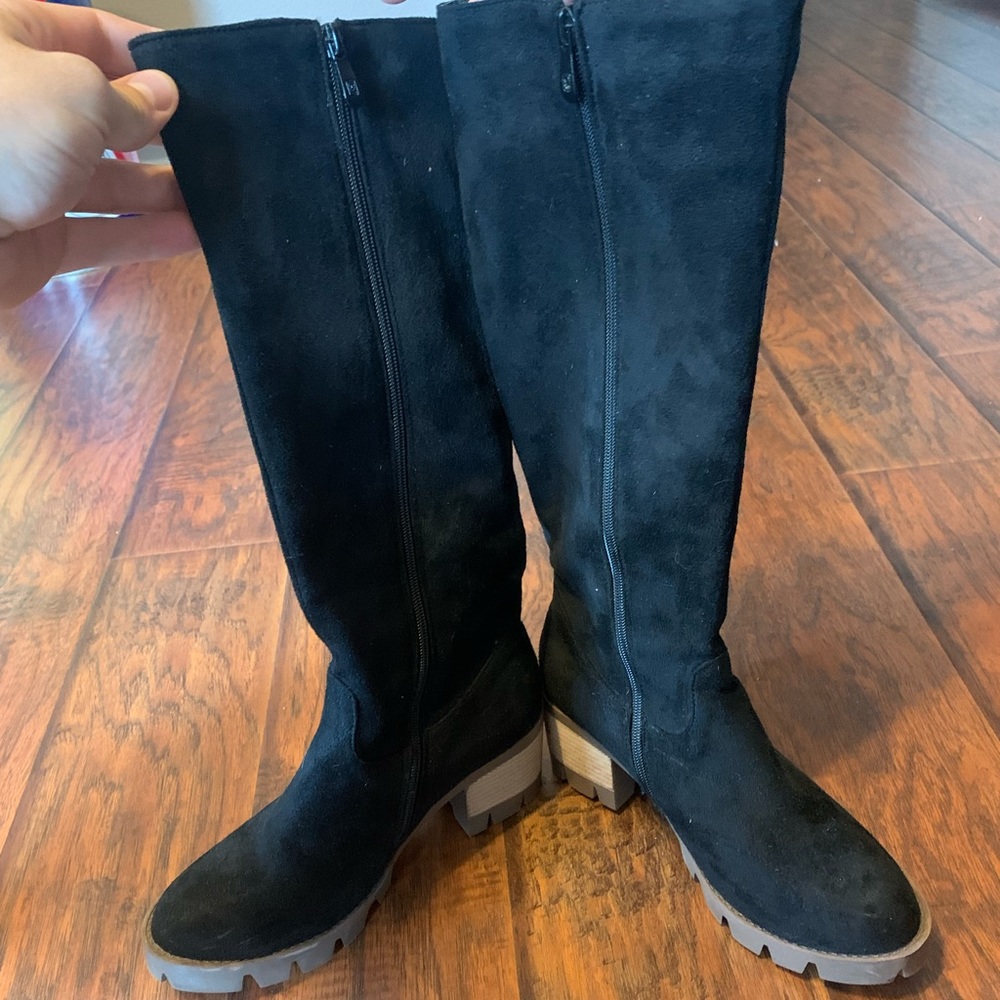Women’s Knee Length Wedge Boots